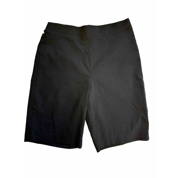 DKNY Stretchy Pull On Bermuda Shorts Size Medium NWOT‎ - Picture 1 of 4